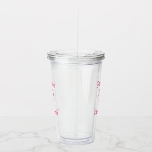 50素晴らしい誕生日名モノグラムギフト好意2024 アクリルタンブラー (右)