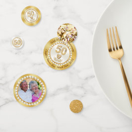 50素晴らし周年記念紙吹雪 コンフェッティ