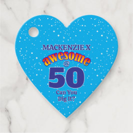 50素晴らし誕生日ライトブルー フェイバータグ