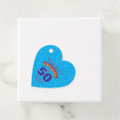 50素晴らし誕生日ライトブルー フェイバータグ (インサイチュ)