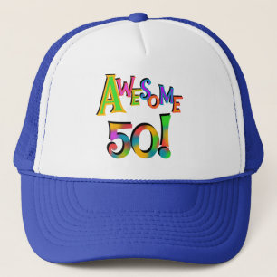50素晴らし誕生日Tシャツとギフト キャップ