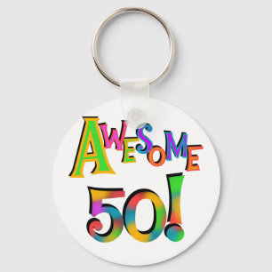 50素晴らし誕生日Tシャツとギフト キーホルダー