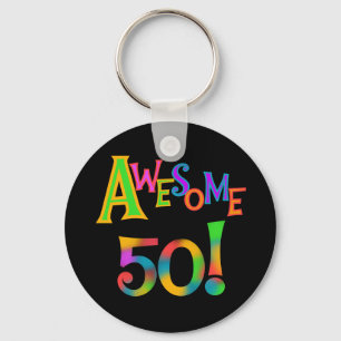 50素晴らし誕生日Tシャツとギフト キーホルダー
