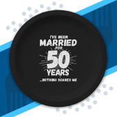 50結婚した年おもしろい50周年 ペーパープレート