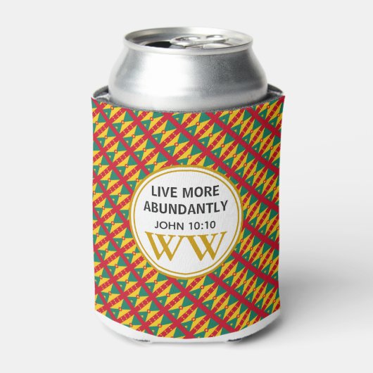 50絶対に素晴らしいグレナダCARRIACOUモノグラム 缶クーラー (缶正面)