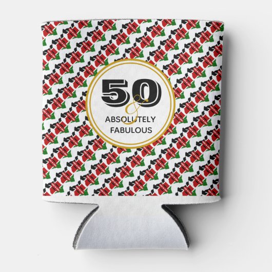 50絶対に素晴らしいケニアマサイモノグラム 缶クーラー (正面)