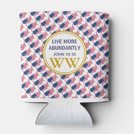 50絶対に素晴らしい統一された州USAモノグラム 缶クーラー (裏面)