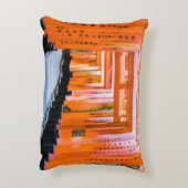 50色のオレンジ – 京都・千本鳥居 アクセントクッション (裏面(縦))