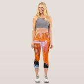 50色のオレンジ – 京都・千本鳥居 カプリレギンス (正面)