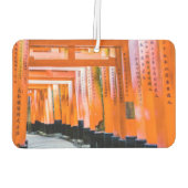 50色のオレンジ – 京都・千本鳥居 カーエアーフレッシュナー (裏面)