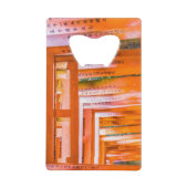 50色のオレンジ – 京都・千本鳥居 クレジットカード栓抜き (正面)