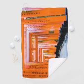 50色のオレンジ – 京都・千本鳥居 ゴルフタオル (インサイチュ)