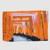 50色のオレンジ – 京都・千本鳥居 ゴルフタオル (横)