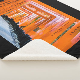 50色のオレンジ – 京都・千本鳥居 シェルパブランケット