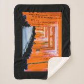 50色のオレンジ – 京都・千本鳥居 シェルパブランケット (正面)