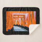 50色のオレンジ – 京都・千本鳥居 シェルパブランケット (正面(横))