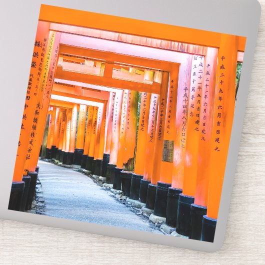 50色のオレンジ – 京都・千本鳥居 シール (詳細)