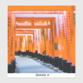 50色のオレンジ – 京都・千本鳥居 シール (シート)