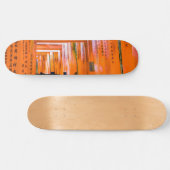 50色のオレンジ – 京都・千本鳥居 スケートボード (横)