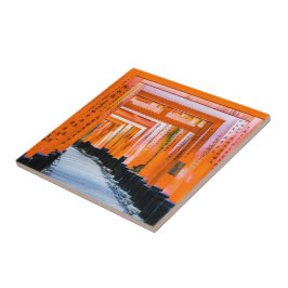 50色のオレンジ – 京都・千本鳥居 タイル