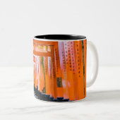 50色のオレンジ – 京都・千本鳥居 ツートーンマグカップ (正面右)