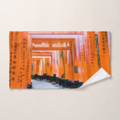 50色のオレンジ – 京都・千本鳥居 バスタオルセット (ハンドタオル)