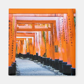 50色のオレンジ – 京都・千本鳥居 マグネット (正面)