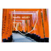 50色のオレンジ – 京都・千本鳥居 ラージペーパーバッグ (正面)