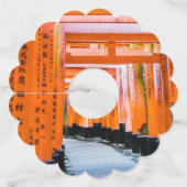 50色のオレンジ – 京都・千本鳥居 ワイングラスタグ (正面)