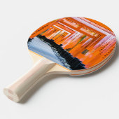 50色のオレンジ – 京都・千本鳥居 卓球ラケット (正面アングル)