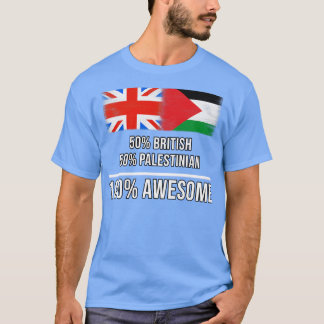 50英国50パレスチナ100ギフト素晴らしfor Pal Tシャツ