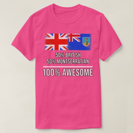50英国50モンセラチア素晴らしン100ギフトfor M Tシャツ (デザイン正面)