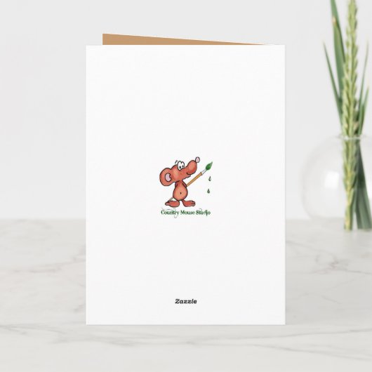 50誕生日おもしろいユーモア衝撃フクロウバードカード カード (裏面)