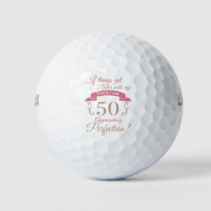 50誕生日が年齢と共に向上 ゴルフボール