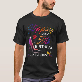 50誕生日に入ってボス Tシャツ