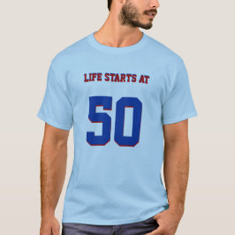 50誕生日のジョークの人生は50から Tシャツ