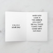 50誕生日のメリット カード (内部)