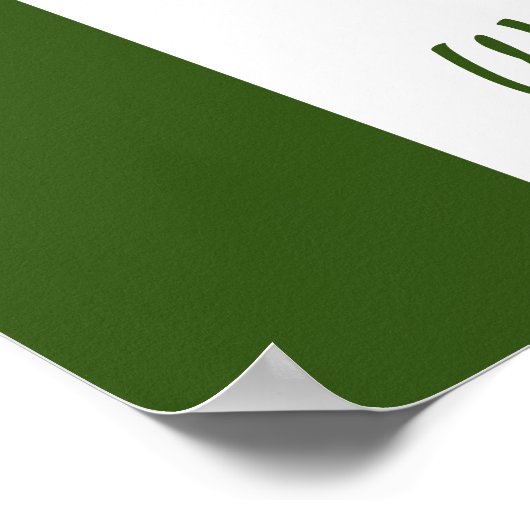 50誕生日の50番目の図形の写真コラージュ ポスター (角)