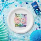 50誕生日のTシャツのナプキンス ペーパープレート (パーティー)