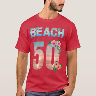 50誕生日アイディアビーチ服メンズフー Tシャツ