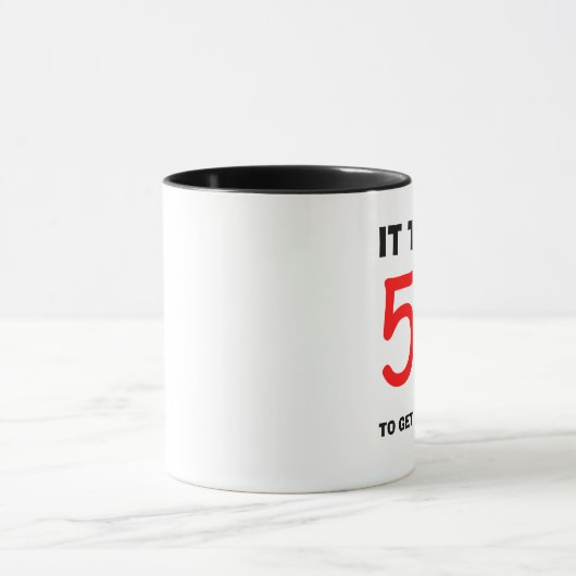 50誕生日ギフトアイディア男性へマグ – おもしろい マグカップ (中央)