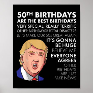 50誕生日ギフトトランプおもしろい引用文シャ男性へツ ポスター