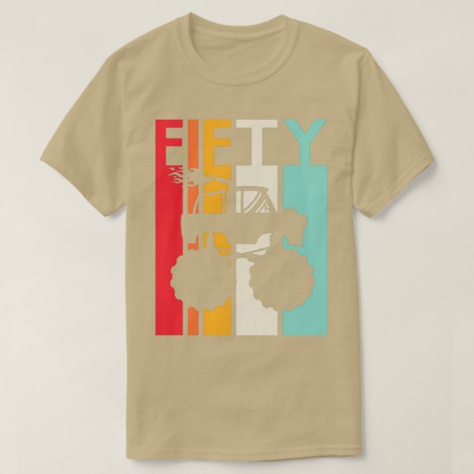 50誕生日ギフトモンスタートラックシャツ50歳 Tシャツ (デザイン正面)
