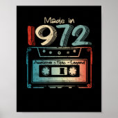 50誕生日ギフト1972年製カセット ポスター (正面)