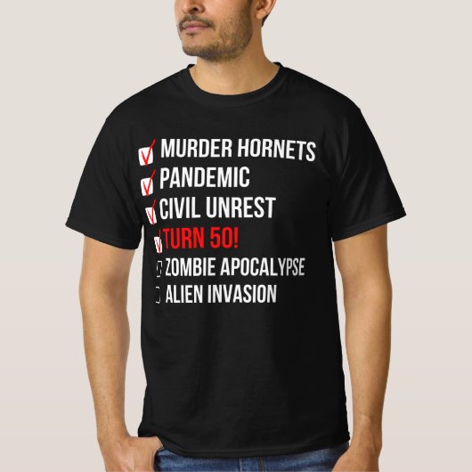 50誕生日ギフト – 50歳 – おもしろい 2020 Tシャツ (正面)