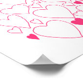 50誕生日ギフトAny Colorゲストブックポスター ポスター (角)