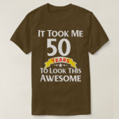 50誕生日ギャグギフトアイディア50年の古いジョークおもしろい Tシャツ (デザイン正面)