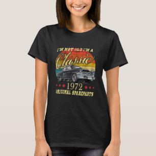 50誕生日グラフィック、ヴィンテージ1971車、オリジナル Tシャツ