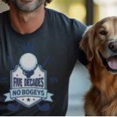 50誕生日ゴルフテーマNo Bogeys Tシャツ