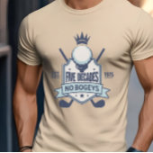50誕生日ゴルフテーマNo Bogeys Tシャツ